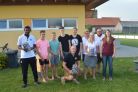 Beachvolleyball und Gartenfest